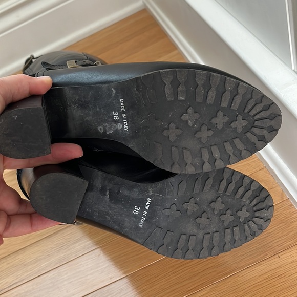 Fabianelli Italian Crafted 100% Leather Knee High Heeled Winter Boots EU 38 - Picture 10 of 12